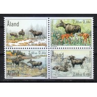 Aland (Finlanda) 2000 - Fauna, elan, serie neuzata
