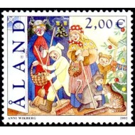 Aland (Finlanda) 2002 - Crăciun, neuzat