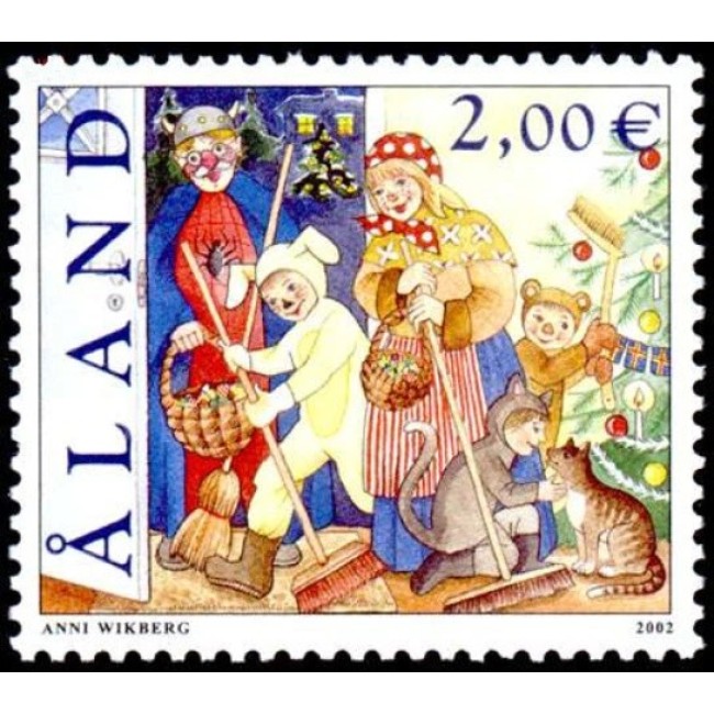 Aland (Finlanda) 2002 - Crăciun, neuzat Aland (Finlanda) 2002 - Crăciun, neuzat