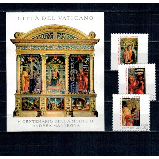 Vatican 2006 - Andrea Mantegna, arta, serie si colita neuzata Vatican 2006 - Andrea Mantegna, arta, serie si colita neuzata