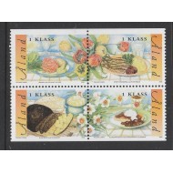 Aland (Finlanda) 2002 - Feluri de mâncare tradiționale, serie neuzata