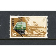 Japonia 1956 - Locomotiva, tren, neuzat