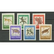 Vietnam 1966 - Fauna, reptile, serie nedantelata nestampilata