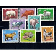 Vietnam 1979 - Animale domestice, serie nestampilata