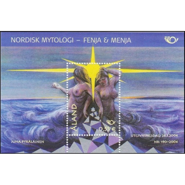 Aland (Finlanda) 2004 - Mitologie nordica, colita neuzata Aland (Finlanda) 2004 - Mitologie nordica, colita neuzata