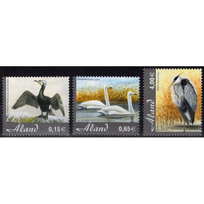 Aland (Finlanda) 2005 - Păsări migratoare, fauna, serie neuzata Aland (Finlanda) 2005 - Păsări migratoare, fauna, serie neuzata
