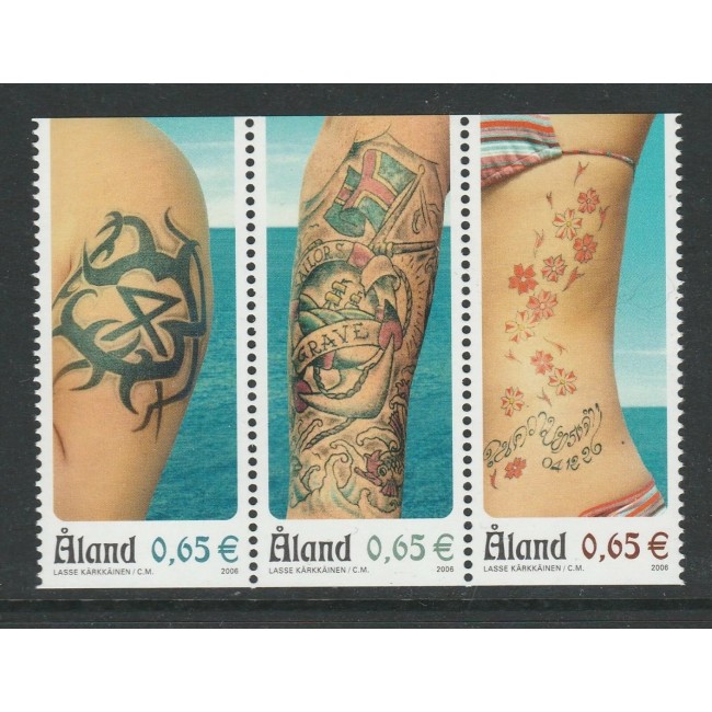 Aland (Finlanda) 2006 - Tatuaje, serie neuzata
