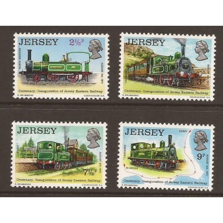 Jersey 1973 - Trenuri istorice, locomotive, serie neuzata Jersey 1973 - Trenuri istorice, locomotive, serie neuzata