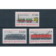 Austria 1977 - Cai ferate, trenuri, serie neuzata