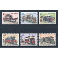 New Zealand 1985 - Tramvaie, trenuri, serie neuzata