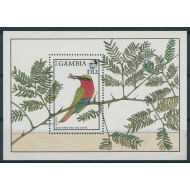 Gambia 1988 - Păsări, fauna, colita neuzata