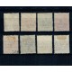 Eritrea Italiana 1903 - Uzuale, Mi.No.19-24, 26, 28 stampilate