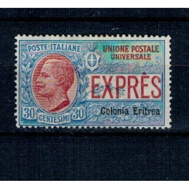 Eritrea Italiana 1909 - Expres, Mi.No.32 nestampilat
