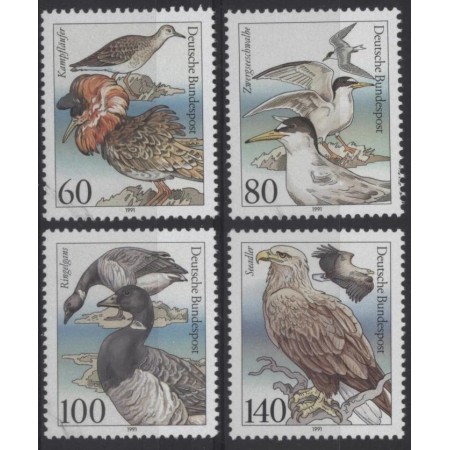 Germania 1991 - Păsări, fauna, serie neuzata Germania 1991 - Păsări, fauna, serie neuzata