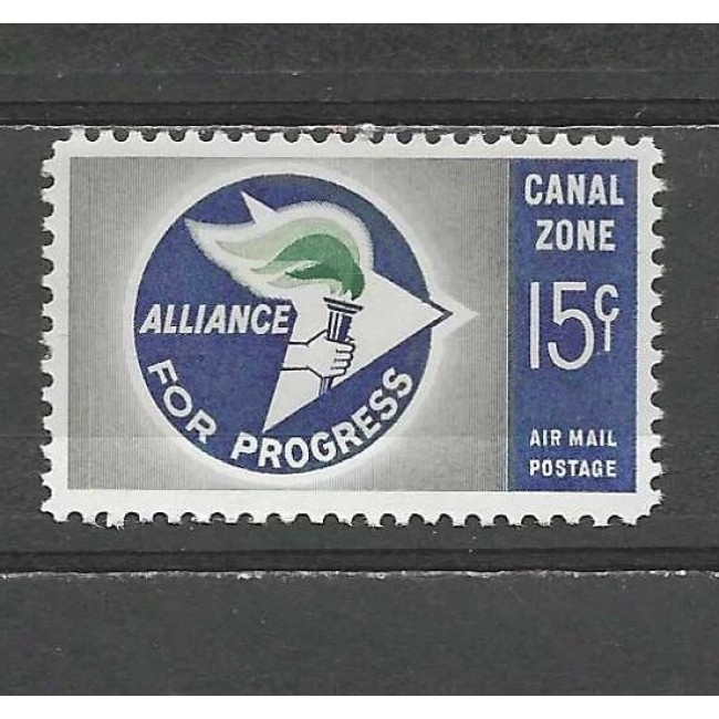 Canal Zone 1963 - Alliance for Progress, neuzat Canal Zone 1963 - Alliance for Progress, neuzat