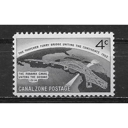 Canal Zone 1962 - Podul Thatcher Ferry, neuzat Canal Zone 1962 - Podul Thatcher Ferry, neuzat
