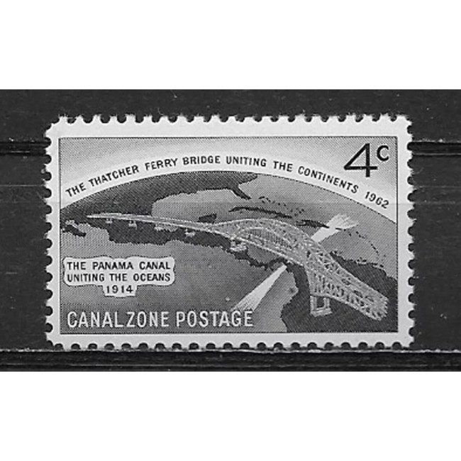 Canal Zone 1962 - Podul Thatcher Ferry, neuzat Canal Zone 1962 - Podul Thatcher Ferry, neuzat
