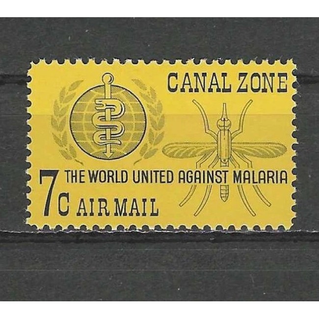 Canal Zone 1962 - Eradicarea malariei, neuzat Canal Zone 1962 - Eradicarea malariei, neuzat
