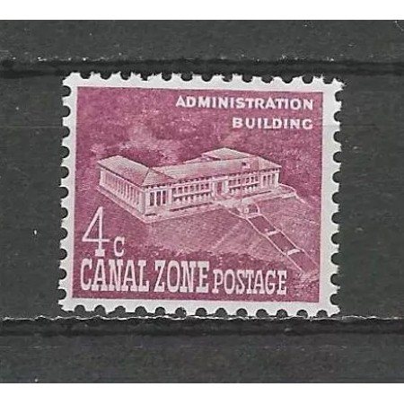 Canal Zone 1960 - Clădirea administrativa, neuzat Canal Zone 1960 - Clădirea administrativa, neuzat