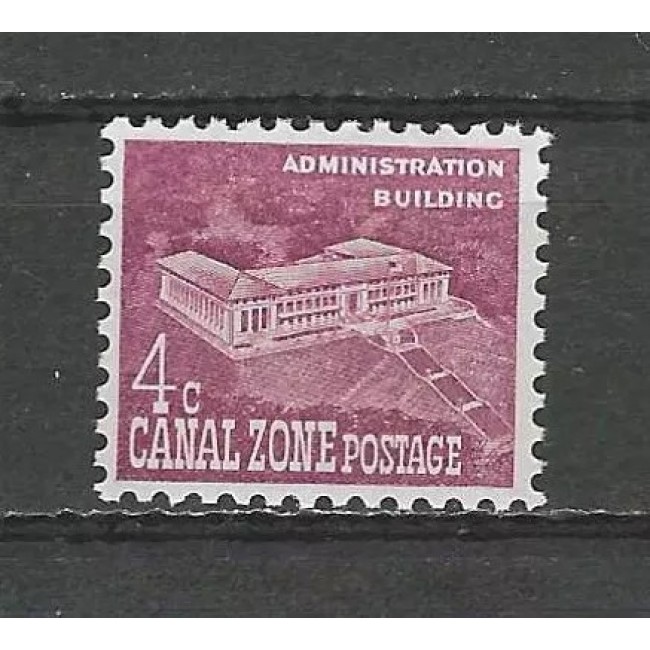 Canal Zone 1960 - Clădirea administrativa, neuzat Canal Zone 1960 - Clădirea administrativa, neuzat