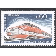 Franta 1974 - Tren TGV, neuzat