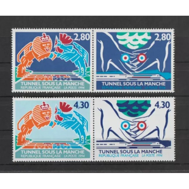 Franta 1994 - Tunelul La Manche, serie neuzata Franta 1994 - Tunelul La Manche, serie neuzata