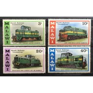 Malawi 1976 - Locomotive, trenuri, serie neuzata