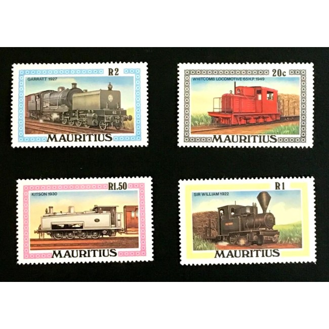 Mauritius 1979 - Locomotive, serie neuzata Mauritius 1979 - Locomotive, serie neuzata