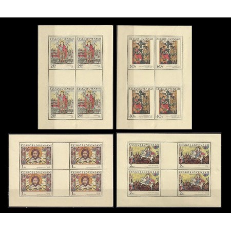 Cehoslovacia 1970 - Icoane, arta, serie minicoli neuzate Cehoslovacia 1970 - Icoane, arta, serie minicoli neuzate