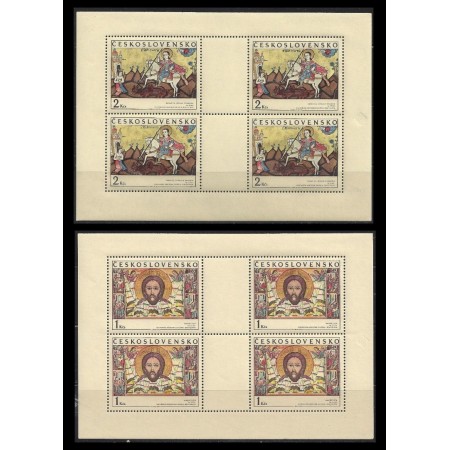 Cehoslovacia 1970 - Icoane, arta, serie minicoli neuzate Cehoslovacia 1970 - Icoane, arta, serie minicoli neuzate