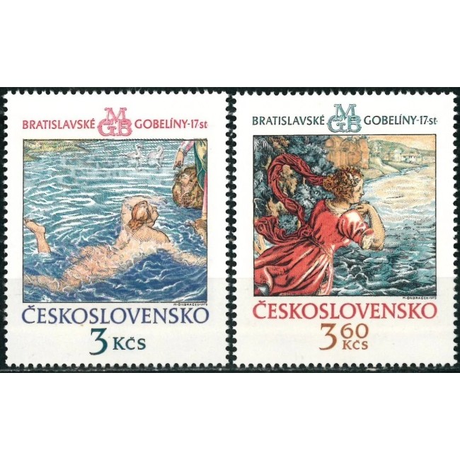 Cehoslovacia 1975 - Tapițerii, serie neuzata Cehoslovacia 1975 - Tapițerii, serie neuzata