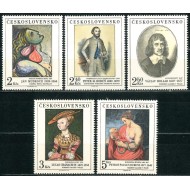 Cehoslovacia 1977 - Picturi din Galeria Naționala, arta, serie neuzata