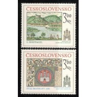 Cehoslovacia 1977 - Motive istorice din Bratislava, serie neuzata