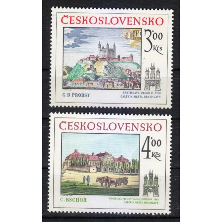 Cehoslovacia 1981 - Bratislava istorica, serie neuzata