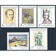 Cehoslovacia 1980 - Picturi din Galeria Naționala, arta, serie neuzata