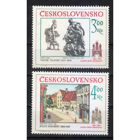 Cehoslovacia 1983 - Bratislava istorica, serie neuzata