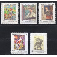 Cehoslovacia 1979 - Picturi din Galeria Nationala, serie neuzata