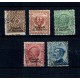 Tripolitania Italiana 1909 - Uzuale, Mi1-6 stampilate