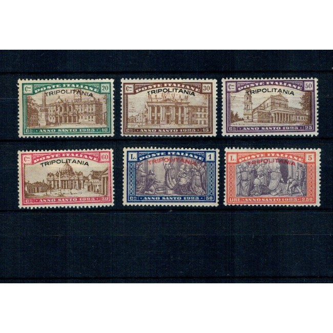 Tripolitania Italiana 1925 - Anul Sfânt, serie neștampilata cu șarniere Tripolitania Italiana 1925 - Anul Sfânt, serie neștampilata cu șarniere