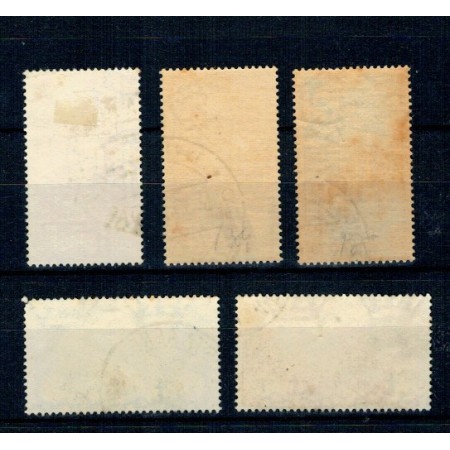Tripolitania Italiana 1931 - Posta Aeriana, serie incompleta, stampilata Tripolitania Italiana 1931 - Posta Aeriana, serie incompleta, stampilata