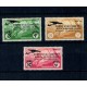 Tripolitania Italiana 1934 - Primul zbor ROMA-BUENOS AYRES, serie incompleta nestampilata, cal.II