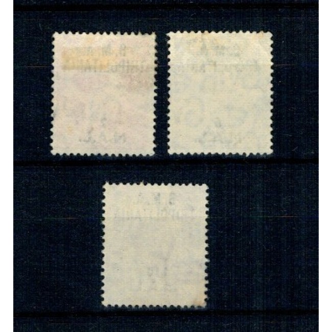 Tripolitania, Posta Militara Britanica 1948 - Mi.No.2,6,7 stampilate Tripolitania, Posta Militara Britanica 1948 - Mi.No.2,6,7 stampilate