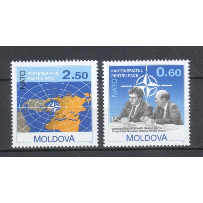 Moldova 1994 - Parteneriatul pentru pace, serie neuzata Moldova 1994 - Parteneriatul pentru pace, serie neuzata