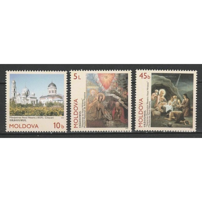 Moldova 1997 - Crăciun, serie neuzata Moldova 1997 - Crăciun, serie neuzata
