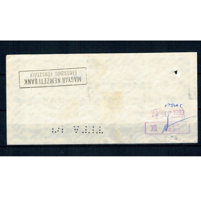 Romania 1983 - 500 lei, cec de calatorie Romania 1983 - 500 lei, cec de calatorie