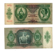 Ungaria 1936 - 10 pengo, circulata