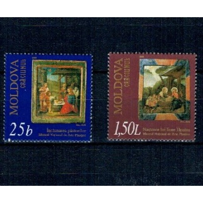 Moldova 2000 - Crăciun, serie neuzata Moldova 2000 - Crăciun, serie neuzata