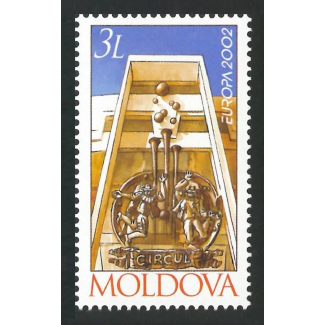 Moldova 2002 - Europa, circul, neuzat