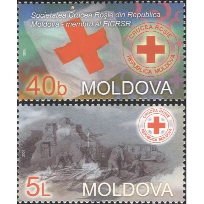 Moldova 2003 - Crucea Rosie, serie neuzata