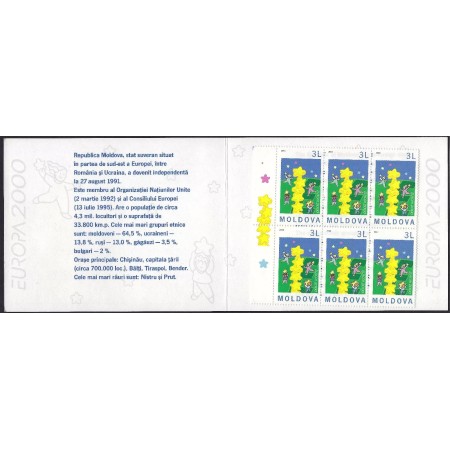 Moldova 2000 - Europa, carnet filatelic neuzat Moldova 2000 - Europa, carnet filatelic neuzat